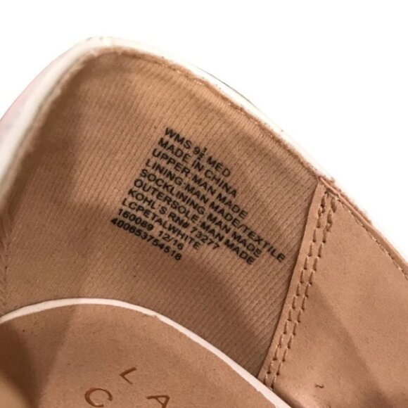 Lauren Conrad Women's White Petal Flowers High Heel Pumps  Size 9.5 M - Picture 10 of 11